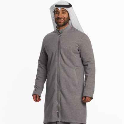 JACKET LIGHT GRAY - جاكيت رمادي