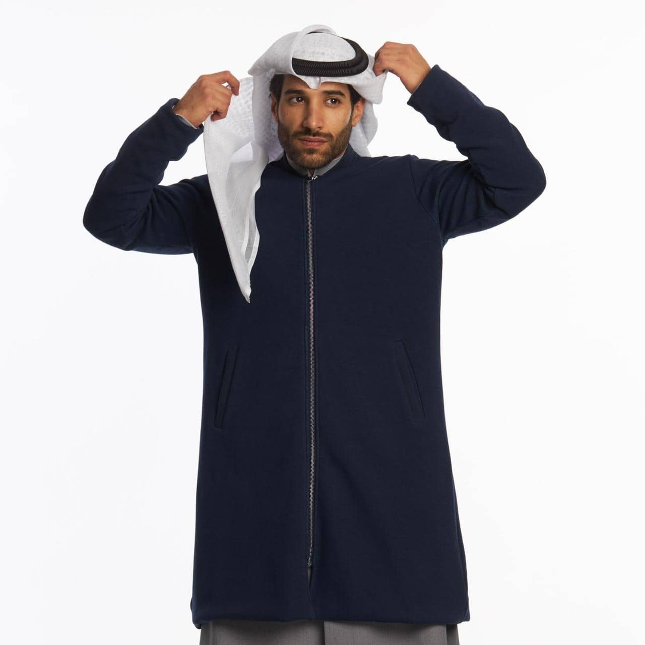 JACKET NAVY BLUE - جاكيت كحلي